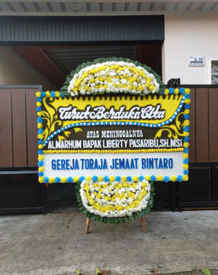Papan Bunga Duka di Huta Raja Tinggi